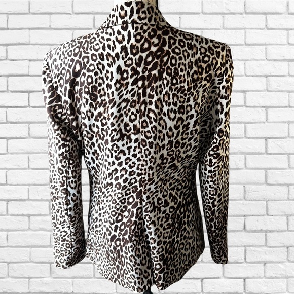 Guess Leopard Print Women's Blazer - Picture 2 of 5
